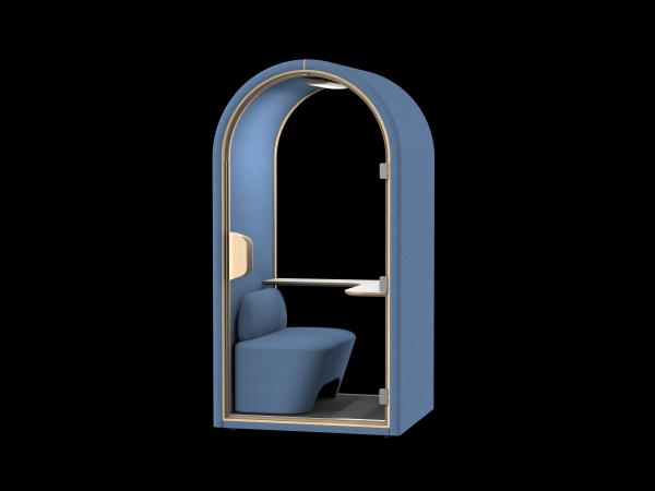Home Pod Acoustic Booth | All-in-One Soundproof Office Pod with Integrated Desk