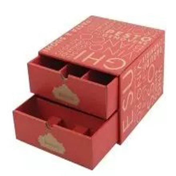 bespoke two drawer packaging confection gift box two drawer chocolate candy gift box