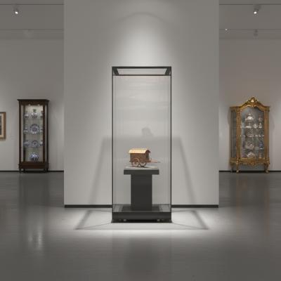 Versatile Museum Glass Display Cabinets Space Saving With Low Reflection Glass