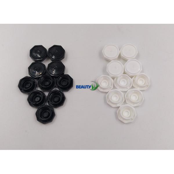 Hair Color Cream Aluminum Empty Cosmetic Tubes 30ml With Black Octagonal Cap