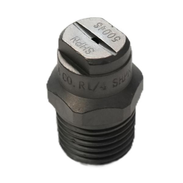 Buse haute pression pour balayeuse Zoomlion - Acier inoxydable 316, jet en éventail à 50° pour véhicules de nettoyage