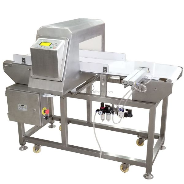 Online Food Industry Wide Conveyor Belt Garment Metal Needle Detector JZD-366