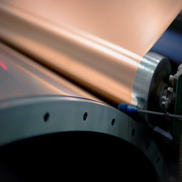 Série de feuilles de cuivre inversées RTF de 18 μm
