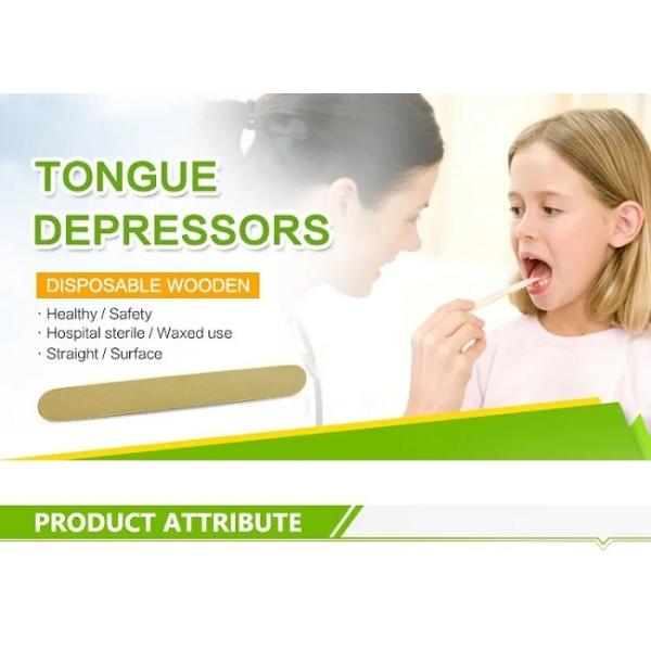 OEM Medical Wooden Tongue Depressor