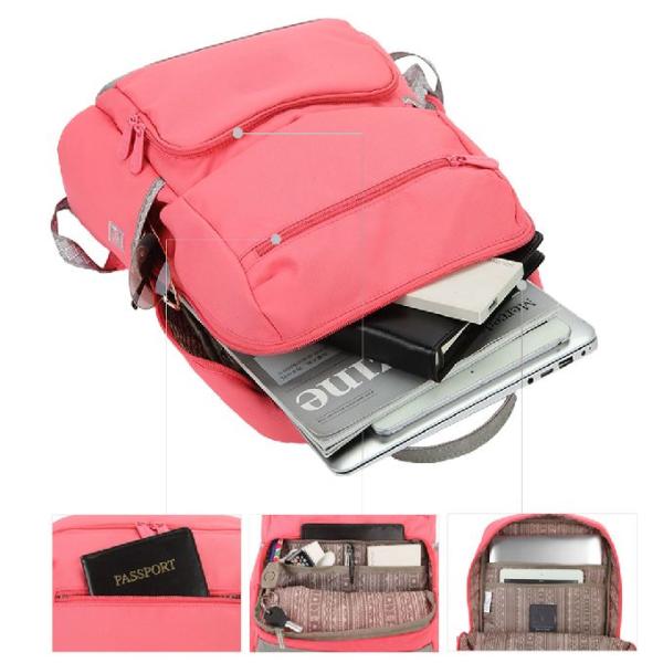 Waterproof Fashionable Polyester Fabric Girl Bookbags