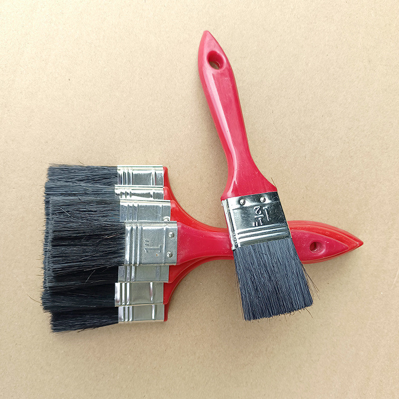 Simple Style Red Wooden Handle Wall Plastic Paint Brush 30-Day Return refunds Offered