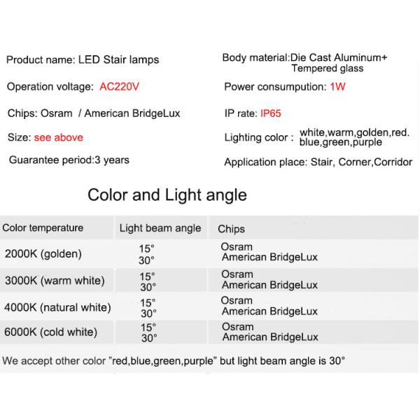 LED Triangle floor light embedded stairs step courtyard corner outdoor waterproof wall foot buried