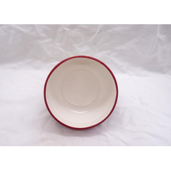 Red Ceramic Houseware Tabletop Earth Bowl Ceramic Christmas Santa Pants Shape