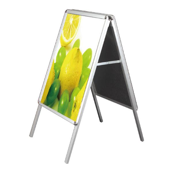 Outdoor Free Standing Frame Sign Double Sided OEM Retail Poster Display