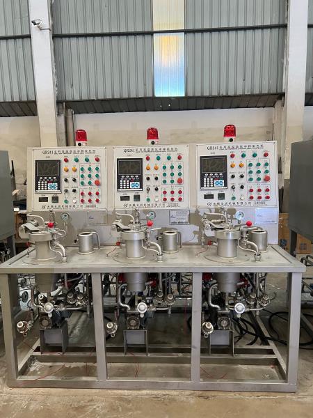 HTHP Full Automatic Control System Energy Saving Package Yarn Sample Dyeing Machine