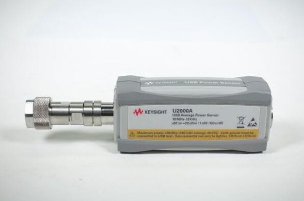 Used Portable Keysight Agilent U2000A 10 MHz - 18 GHz USB Power Sensor with -60 to +20 dBm Range and Plug-In Design