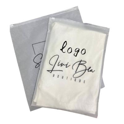 0.03mm 0.04mm Recycled Plastic Zip Bags Eco Friendly