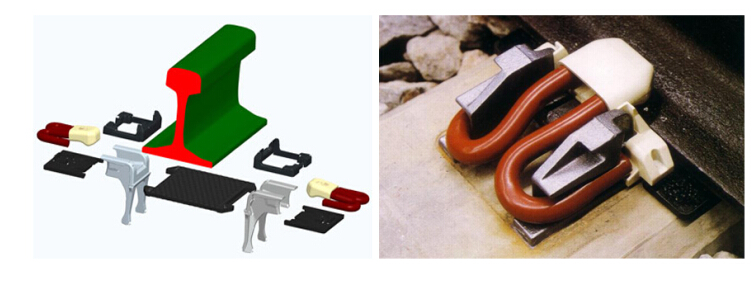 Зажим Railfasteners быстрый и зажим замка датчика, эластичные зажимы рельса для рельса W30