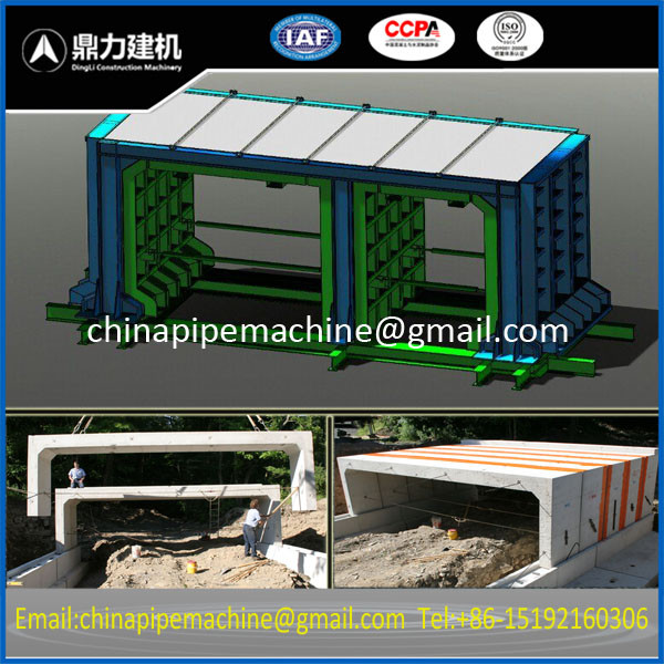 Concrete u shaped culvert box mold