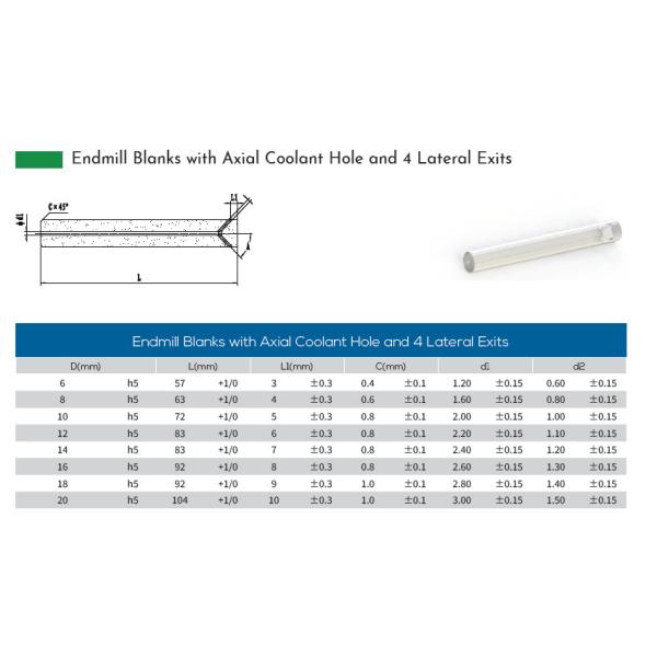 PM Machinable Tungsten Metal Rod , Tungsten Carbide Brazing Rod