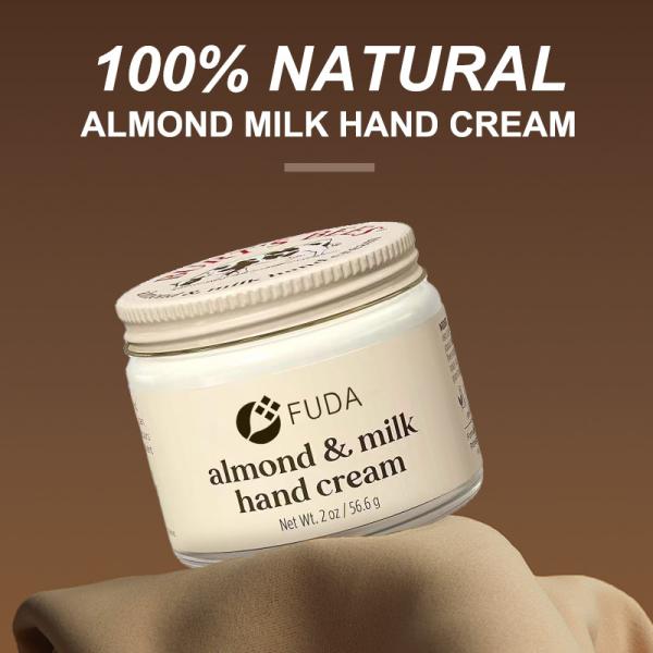 Pure Almond Milk Hand Cream Natural Nourishing Skin Rejuvenating OBM