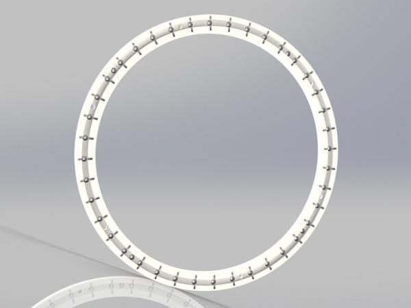 Segregações de eixo radial para aplicações de alta pressão PU POM PTFE NBR FKM  TPE borracha