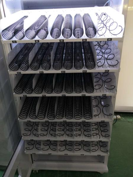 Large Capacity Spiral Snack And Drink Vending Machine With Cooling System And Touch Screen