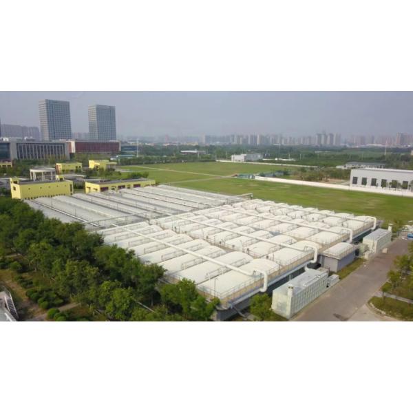 Conservation de la chaleur FRP GRP Couverture du réservoir d'eaux usées Bassin d'égouts Gas de collecte du gaz Plaque de couverture du capot