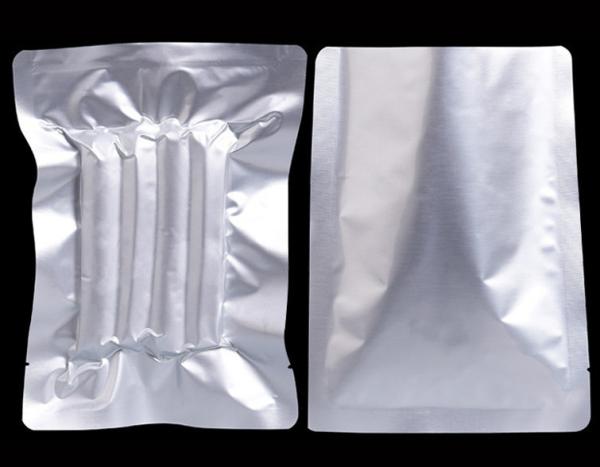 CE Kitchen Silver Aluminum Foil Bags Plat Type FDA Resealable Mylar Bags
