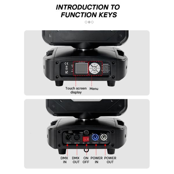 250W 3in1 LED Movers Light Gobo Focus Spot Moving Head Light