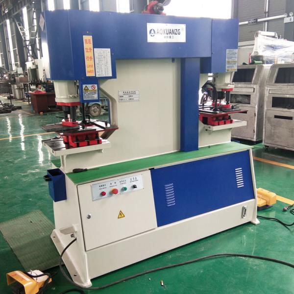 7500w 2Head Hydraulic Punch And Shear Machine 65T  90 Ton Ironworker