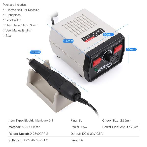 сверло полировщика точильщика столешницы 65В с электрическим микро- мотором 35000рпм 102Л