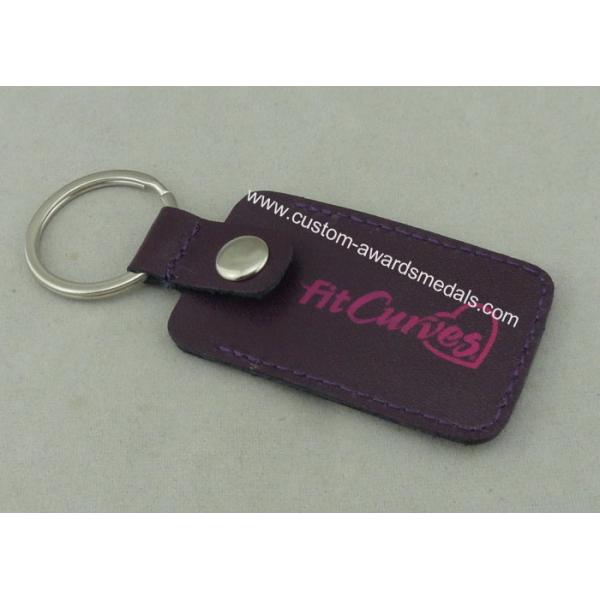 Fit Curves Personalized Leather Key Chains 2.5 mm With Inserted Piece