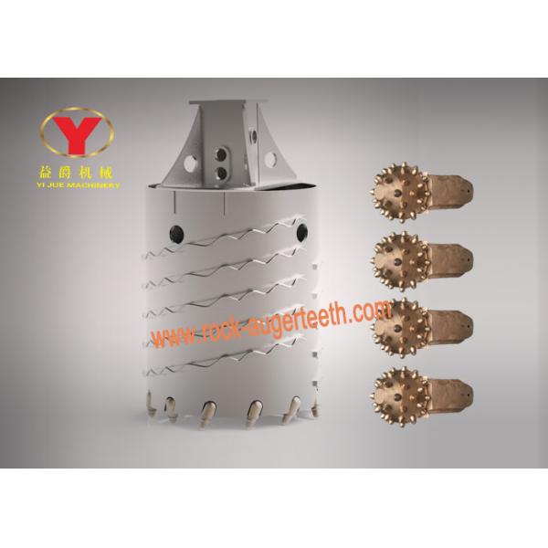 Mining / Drilling Single Cone Drill Bits , Rotary Drill Bit For Hardpan Layer