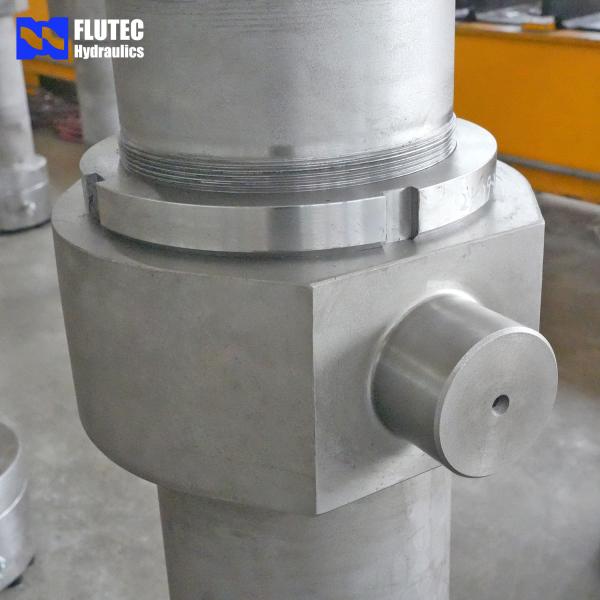 300*180*120 cilindro hidráulico cilindro de pistão com flange cilindro hidráulico inoxidável