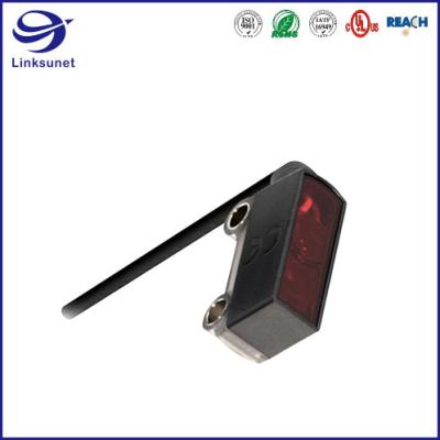 Conector da montagem do painel do BOS R020K IP67 para o chicote de fios do fio do equipamento do semicondutor