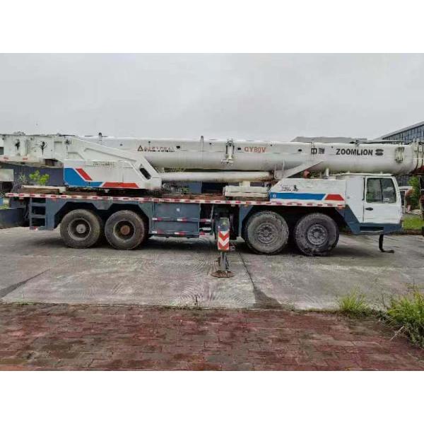 ISO9001 Certified Direct Supply Zoomlion 80 Ton Knuckle Boom Crane Truck Mounted Crane