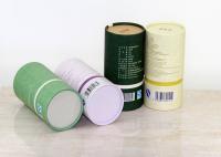 Annotez l'empaquetage blanc de cadeau de boîte de tube de noyau de papier de carton de stratification réutilisable