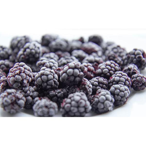 IQF Frozen Fresh Blackberry Frozen Fruit Whole 10kgx1/carton 1kg*10/carton pallet tote HACCP/ISO/KOSHER/BRC