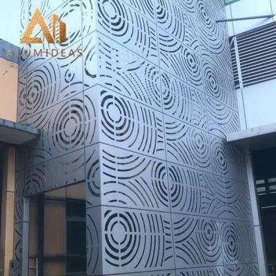 Laser cut aluminum panels