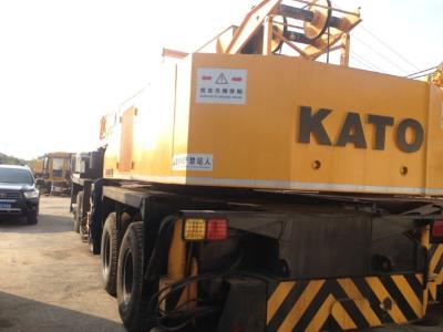 50T weight Used KATO Crane NK500E MITSUBISHI engine with Original Paint