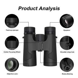 Prismáticos F 10x50 Binoculares de Alta Calidad Telescopio Binocular Caza