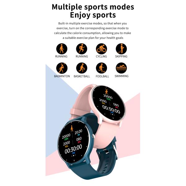 контроль сна тренировки Smartwatch касания 1.28inch IPS 240*240 полный