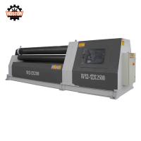 Máquina de laminado de placas de acero 4 rodillos de chapa hidráulica CNC Máquina de flexión de cono 12x2500mm
