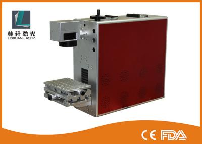 Air Cooling Fiber Metal Laser Engraving Machine For Gold / Stainless Steel / Silver