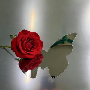Custom Laser Cut PS Two-Way Mirror Butterfly – Light Transmitting & Customizable