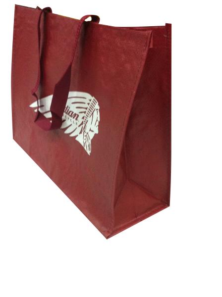 Custom OEM Fashion reusable 130grs PP woven with matte shopping bag In Europe Market