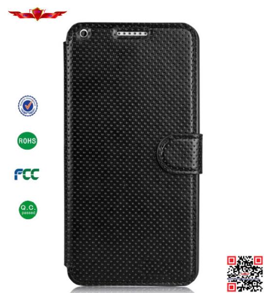 Hot Selling High Quality Fashion  PU Flip Wallet Leather Cover Case For HTC Desire 816
