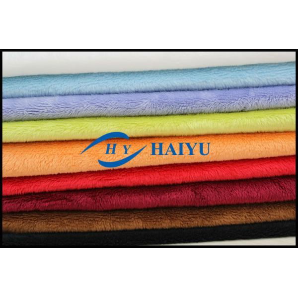 100% polyester soft minky fabric/(grey fabric)/ baby clothing fabric