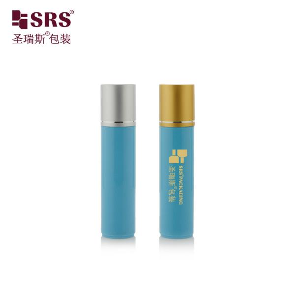 RPA(S) 30ml Cylinder Deodorant Roll On Bottles With Silver Metal Screw Cap