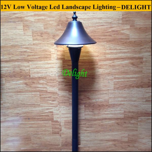 Outdoor Lighting Fixture Garden Pathway LED Path Light 12v Low Voltage Solar Landscape Lighting For outdoor Garden Light