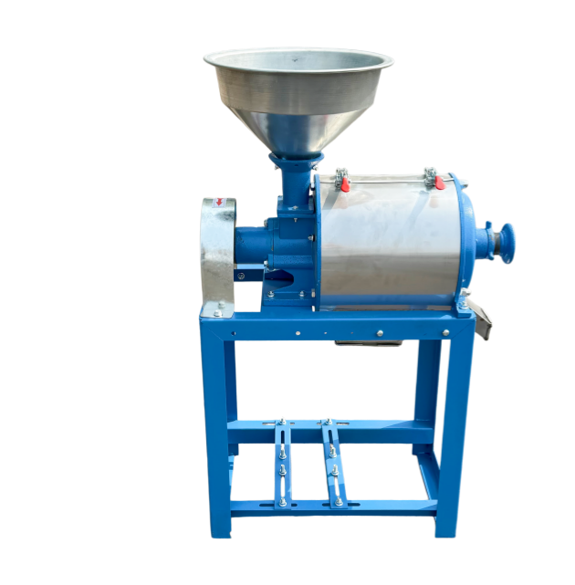 Portable Flour Mill Machine 40kg/h One Person Operation Manual Grain Grinder Mill