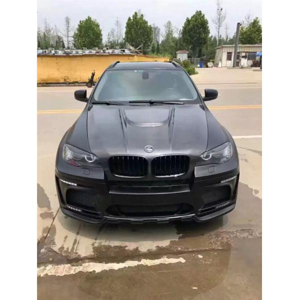 Transform Your BMW X6M E71 with HAMANN Carbon Fiber Front Cover and Spot Design