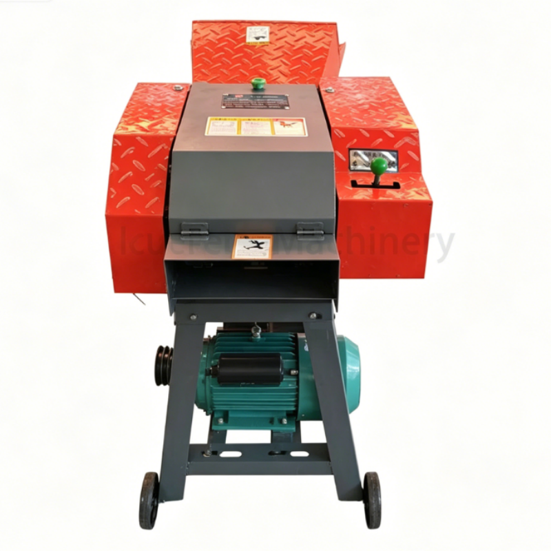 Alloy Steel Electric Chaff Cutter Machine High Efficiency Straw Cutting Machine
