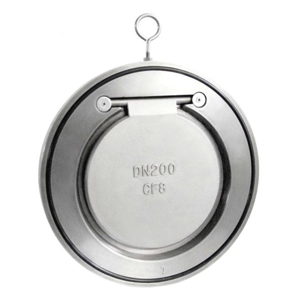 WCB Carbon Steel ss304 CF8 Flap Non-Return Single Plate leaf thin Disc Swing Check Valve